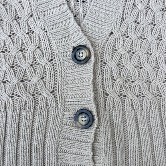 Old Navy Womens Cardigan Size S Chunky Cable Knit Layering Cozy Comfy Minimalist - Picture 4 of 7